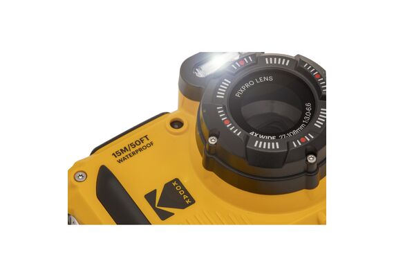 KODAK Câmera Digital Waterproof PIXPRO WPZ2 Amarela