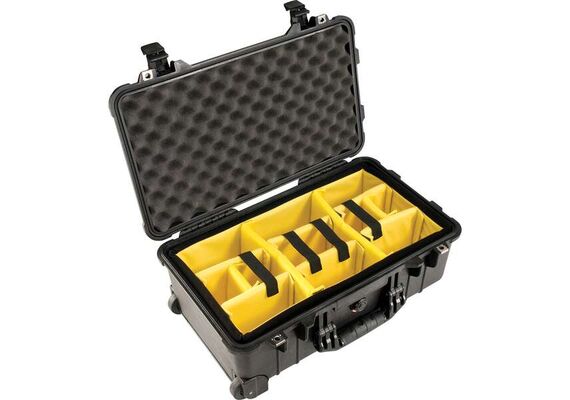 PELI 1510 Mala Rígida c/ Rodas e Divisórias