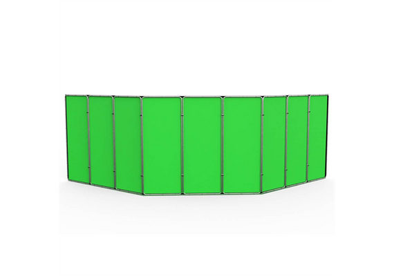 STUDIOKING Panoramic Background Green Screen FSF-240900PT 240x900cm