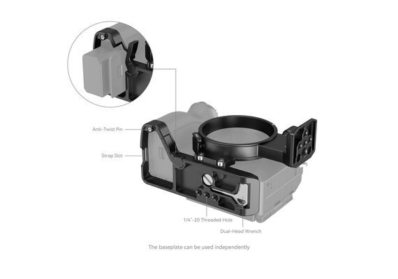 SMALLRIG 4148 Sapata Rotativa Horizontal para Vertical para Sony E