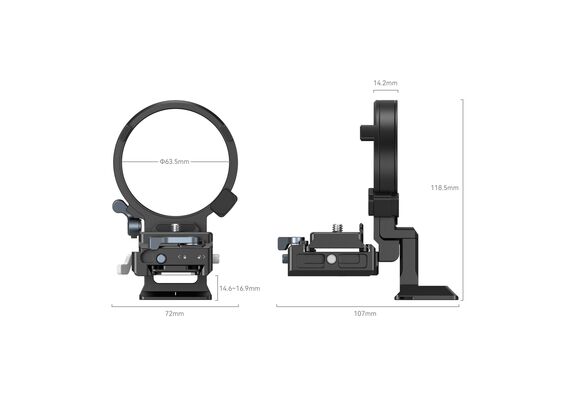SMALLRIG 4244 Sapata Rotativa Horizontal para Vertical para Sony E e FX