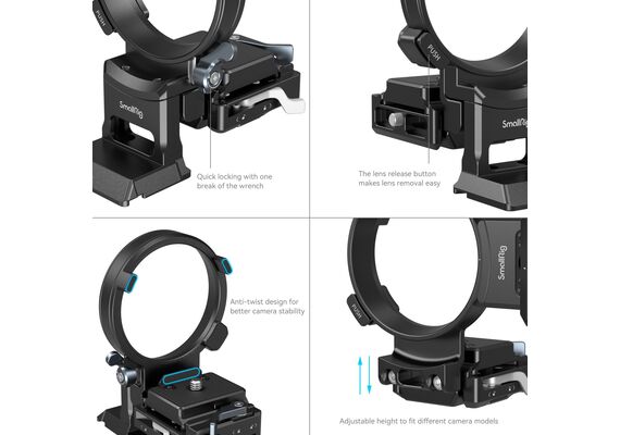 SMALLRIG 4244 Sapata Rotativa Horizontal para Vertical para Sony E e FX