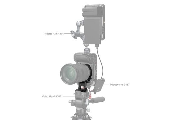 SMALLRIG 4244 Sapata Rotativa Horizontal para Vertical para Sony E e FX