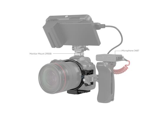 SMALLRIG 4300 Sapata Rotativa Horizontal para Vertical para Canon R