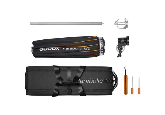 GODOX Softbox Parabólica Reflectora P128 Zoom Kit - 128cm