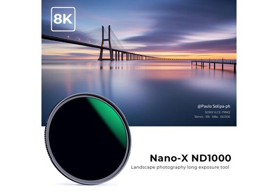 K&F CONCEPT Filtro Nano-X Fixed ND1000 - 82MM