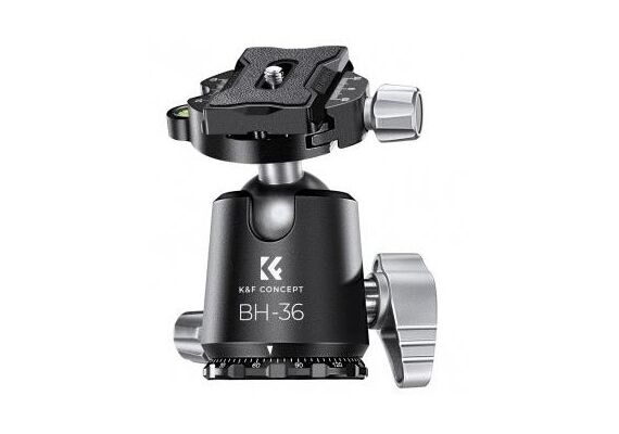 K&F CONCEPT Tripé (com Monopé) X284C4 + Cabeça de Rótula BH-36