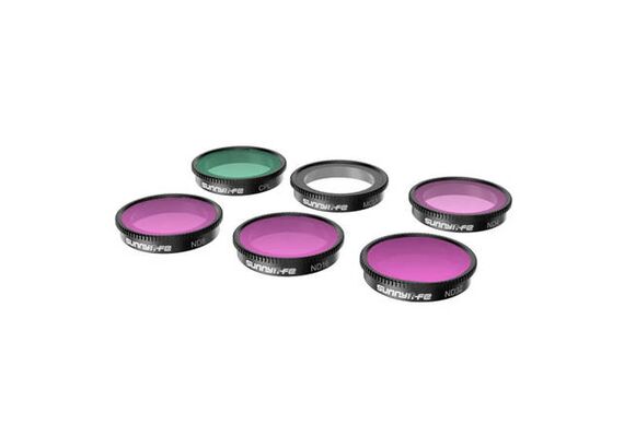 SUNNYLIFE Kit filtros MCUV+CPL+ND4+ND8+ND16+ND32 para Insta360 GO 2/3  IST-FI9317