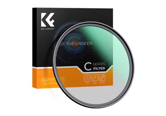 K&F CONCEPT Filtro Black Mist 1/4 Série C - 55mm