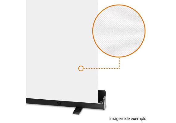 WALIMEX PRO Fundo Roll-Up 210x220cm - Branco