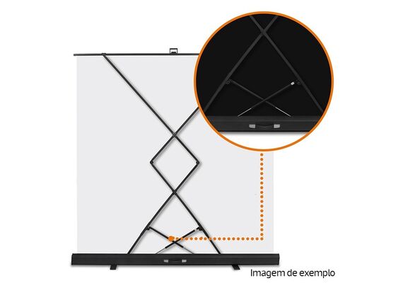 WALIMEX PRO Fundo Roll-Up 210x220cm - Branco