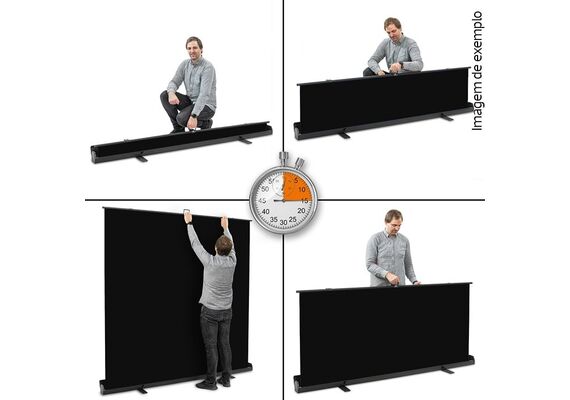 WALIMEX PRO FUNDO ROLL-UP 210X220CM - Preto