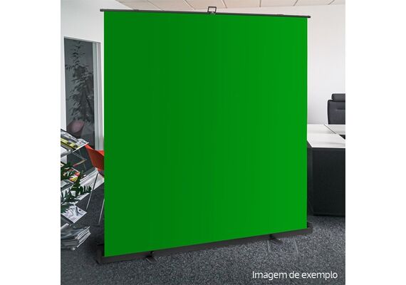 WALIMEX PRO Fundo Roll-Up 210X220cm - Verde Chromakey