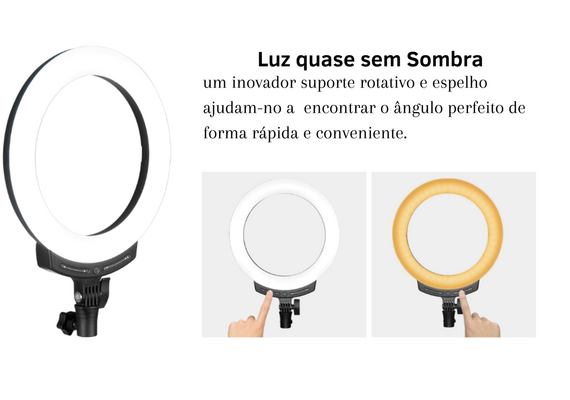 NANLITE Iluminador Bicolor Led Anelar HALO 10