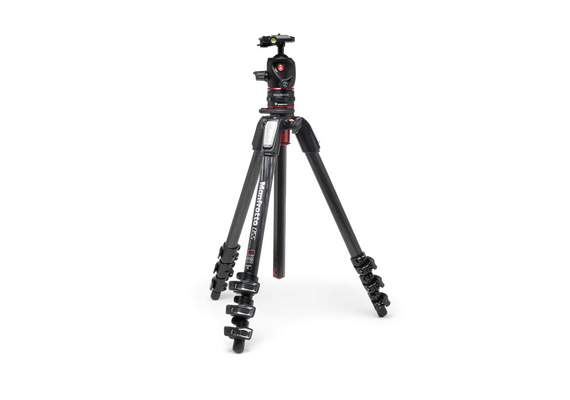 MANFROTTO Tripé de Fibra de Carbono MT055CXPRO4 + MHXPRO-BHQ2 Cabeça de Bola XPRO em Magnésio com Sapata 200PL + Quick Release System MOVE
