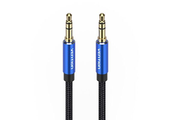 VENTION Cabo de Áudio BAWLF Jack 3.5mm Macho (Preto) - 1m