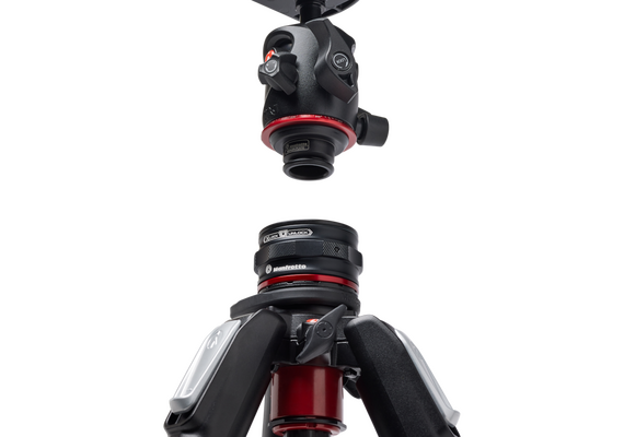 MANFROTTO Tripé de Fibra de Carbono MT055CXPRO4 + MHXPRO-BHQ2 Cabeça de Bola XPRO em Magnésio com Sapata 200PL + Quick Release System MOVE