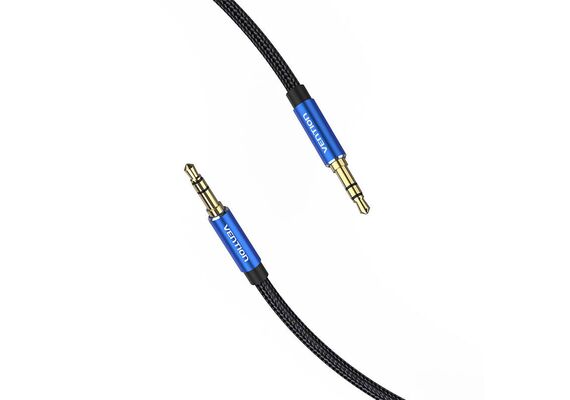 VENTION Cabo de Áudio BAWLF Jack 3.5mm Macho (Preto) - 1m
