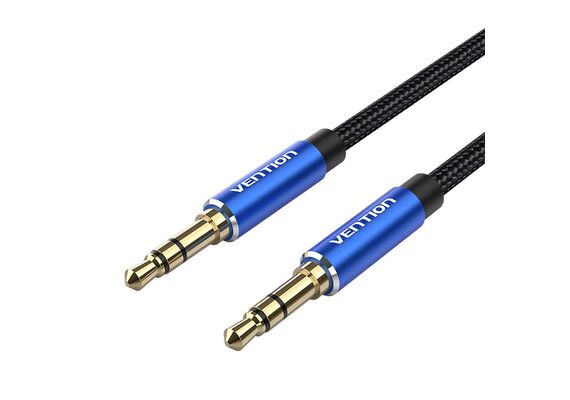 VENTION Cabo de Áudio BAWLF Jack 3.5mm Macho (Preto) - 1m