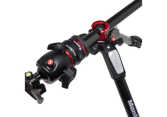 MANFROTTO Tripé de Fibra de Carbono MT055CXPRO4 + MHXPRO-BHQ2 Cabeça de Bola XPRO em Magnésio com Sapata 200PL + Quick Release System MOVE