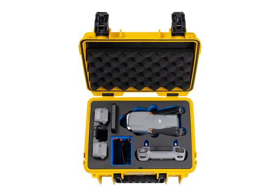 B&W Type 3000 Case para DJI Air 3 (Amarelo)