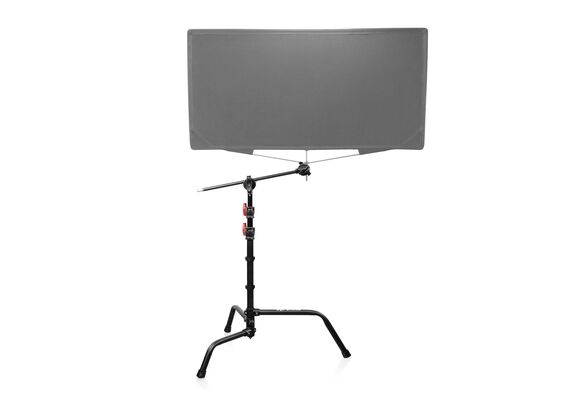 SHAPE Perna Deslizante 50.80cm com Suporte C de 13.33cm (Preto)