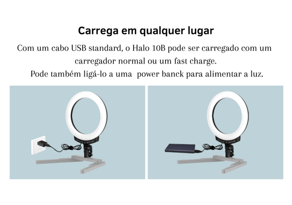 NANLITE Iluminador Bicolor Led Anelar HALO 10