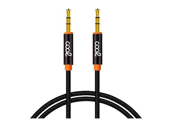 COOL Cabo Jack 3.5mm Preto - 1m
