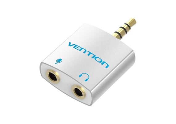 VENTION Adaptador de Áudio BDBW0 Jack 3.5mm Macho/2x Jack 3.5mm Fêmea - 25cm