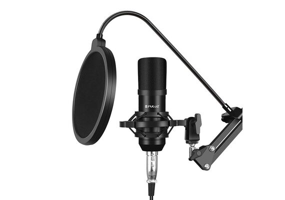 PULUZ Microfone Condensador PU612B Studio Broadcast