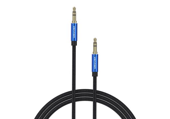 VENTION Cabo de Áudio BAWLJ Jack 3.5mm Macho/Jack 3.5mm Macho (Azul) - 5m