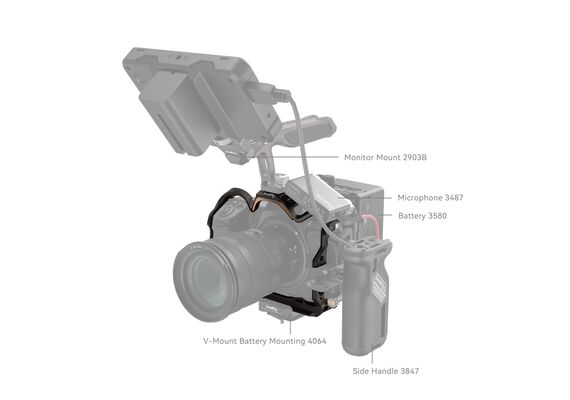 SMALLRIG 4317 kit Night Eagle Cage para Nikon Z8