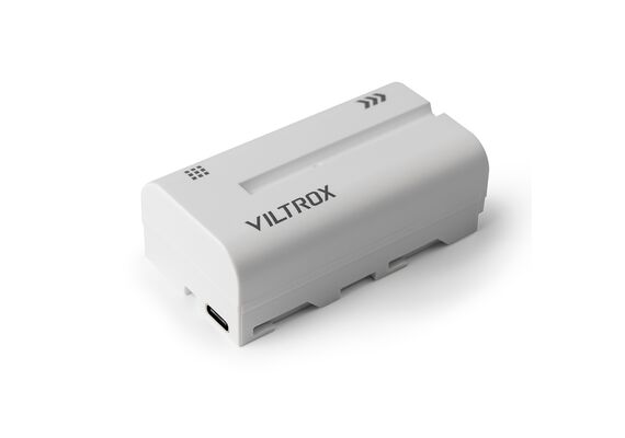 VILTROX Bateria NP-F550 2200mAh com porta USB-C
