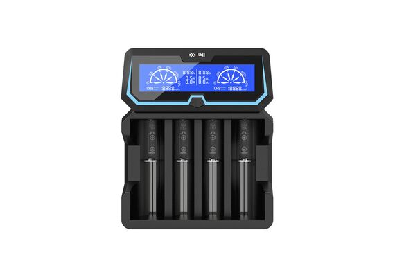 XTAR Carregador para Baterias Cilíndricas Iões de Lítio 18650 X4