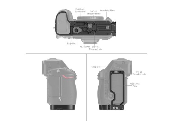 SMALLRIG 3942 L-Bracket para Nikon Z8