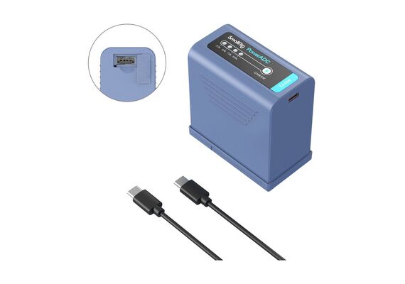 SMALLRIG 4267 Bateria NP-F970 com porta USB-C