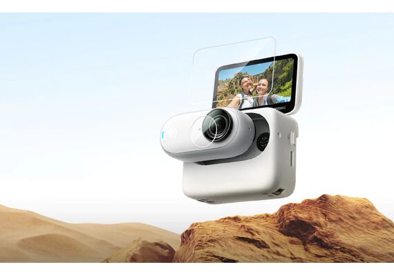 TELESIN película de vidro temperado para tela e lente Insta360 GO 3