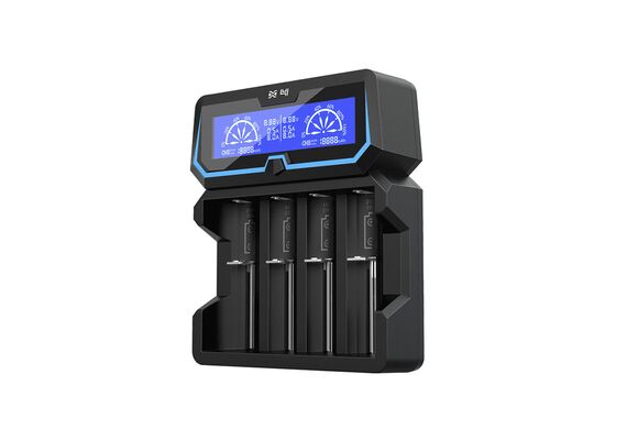 XTAR Carregador para Baterias Cilíndricas Iões de Lítio 18650 X4