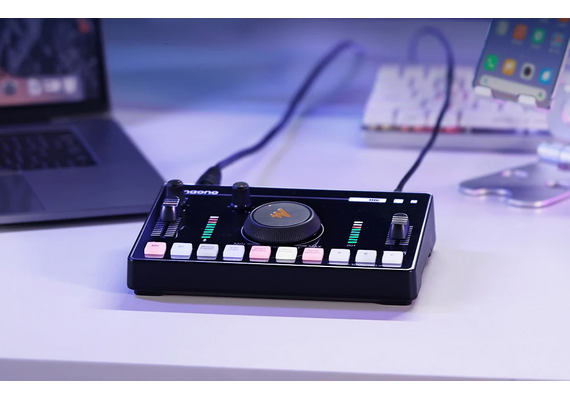 MAONO Mixer de áudio e placa de som AMC2 Neo