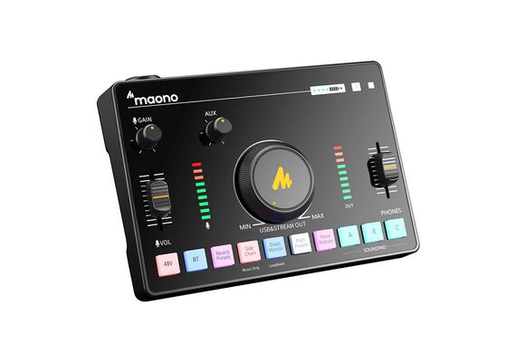 MAONO Mixer de áudio e placa de som AMC2 Neo