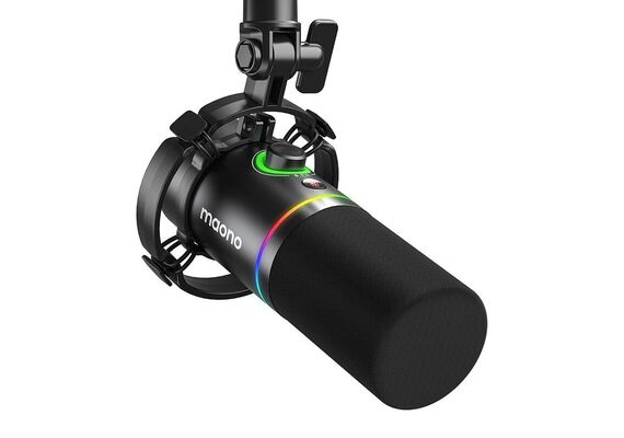 MAONO Microfone Dinâmico PD200x - Preto
