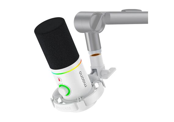 MAONO Microfone Dinâmico PD200x - Branco
