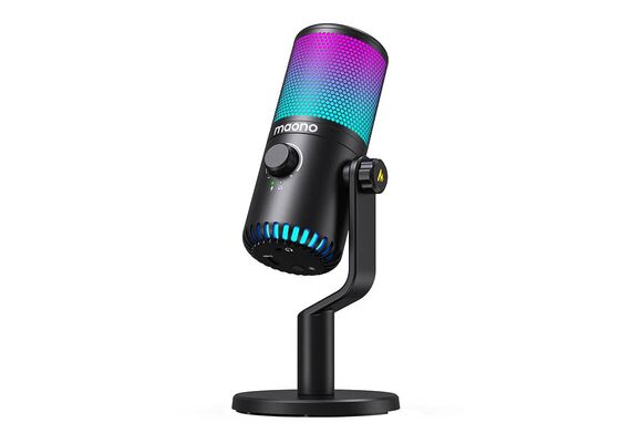 MAONO Microfone cardióide DM30RGB - Preto