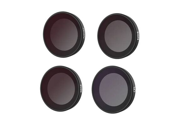 TELESIN Kit filtros CPL/ND8/ND16/ND32 para Insta360 GO3