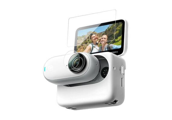 TELESIN película de proteção de tela e lente para Insta360 GO 3