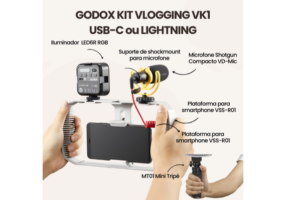 GODOX Kit Vlogging VK1 - Lightning