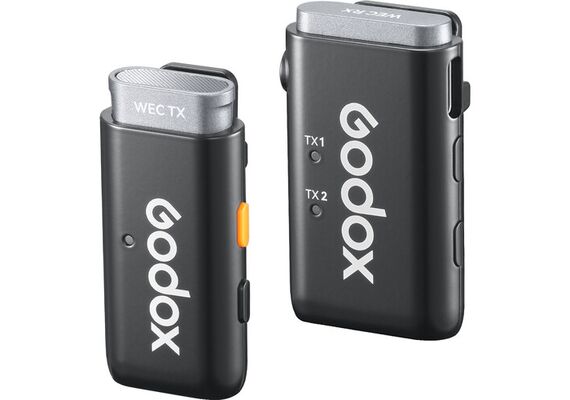 GODOX Microfone Duplo de Lapela Wireless WEC (1TX+1RX)