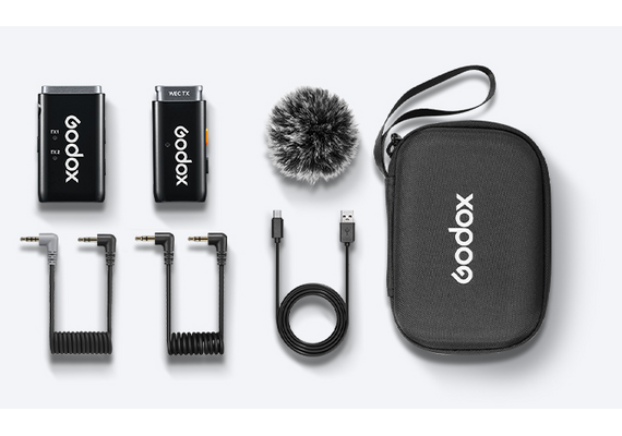 GODOX Microfone Duplo de Lapela Wireless WEC (1TX+1RX)