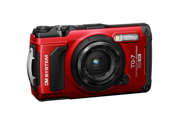OM SYSTEM Câmera digital waterproof Tough TG-7OM SYSTEM Câmera digital waterproof Tough TG-7