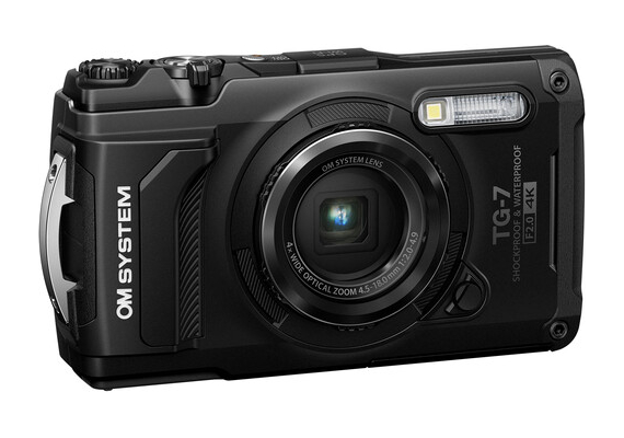 OM SYSTEM Câmera Digital Waterproof Tough TG-7